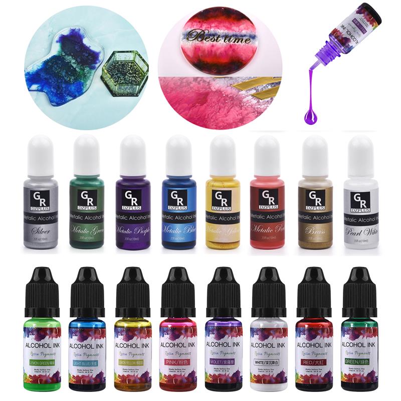 Resin Dye Alcohol - 10ml/15ml atrament artystyczny żywica alkoholowa pigmenty
