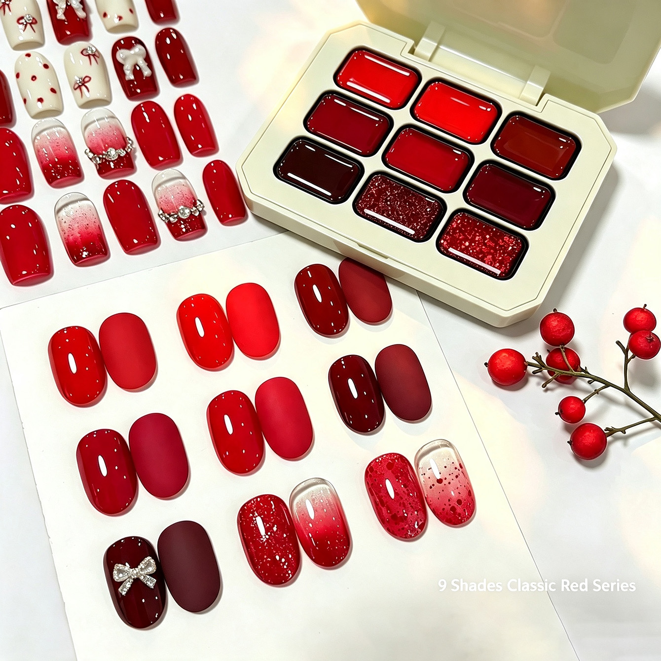 9 kolorów klasycznego czerwone – Resin Glitter Pack recenzja i cena